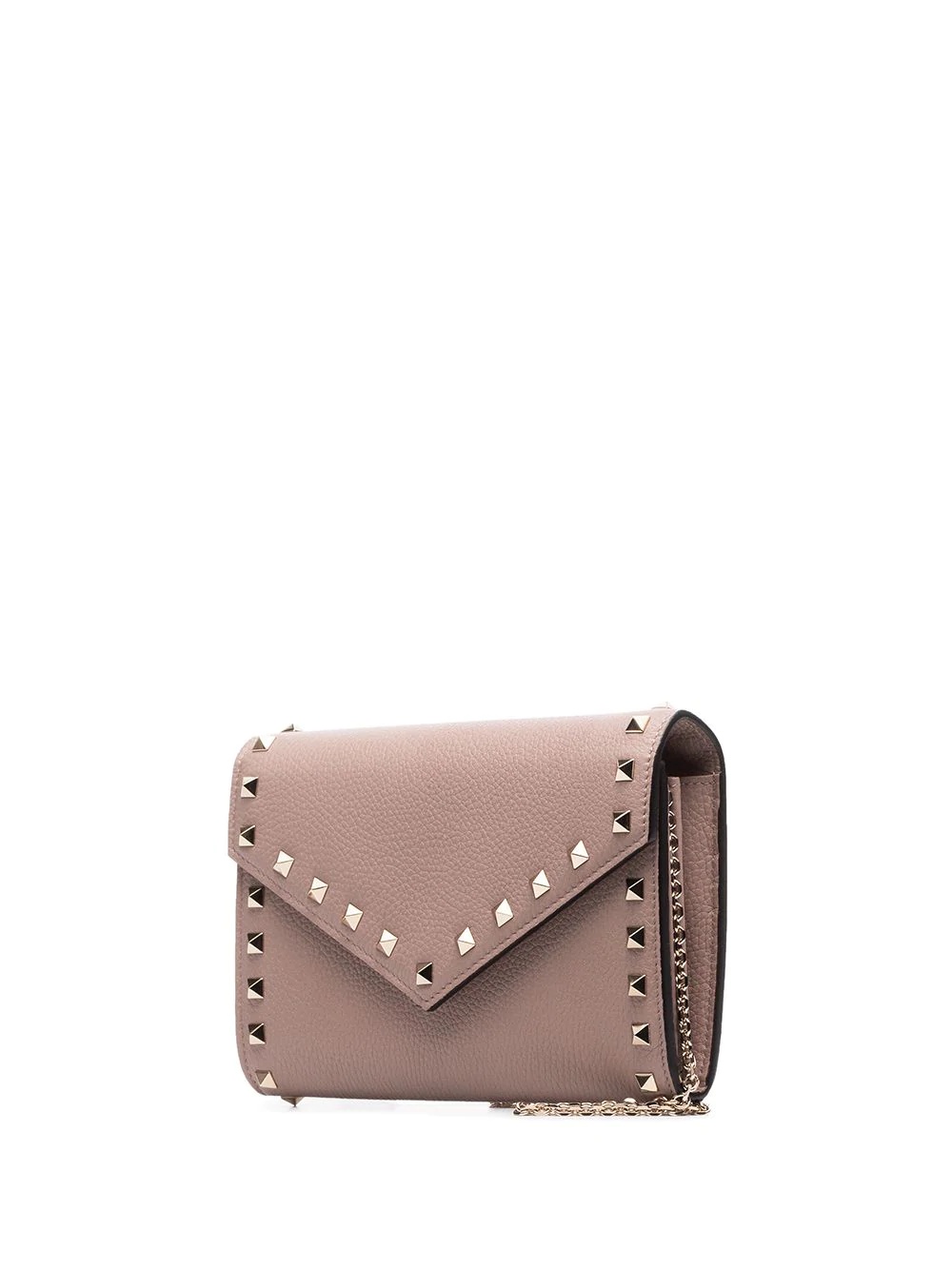 Rockstud Envelope leather clutch bag - 4