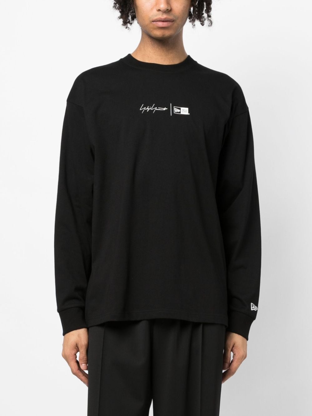 logo-print cotton T-shirt - 3