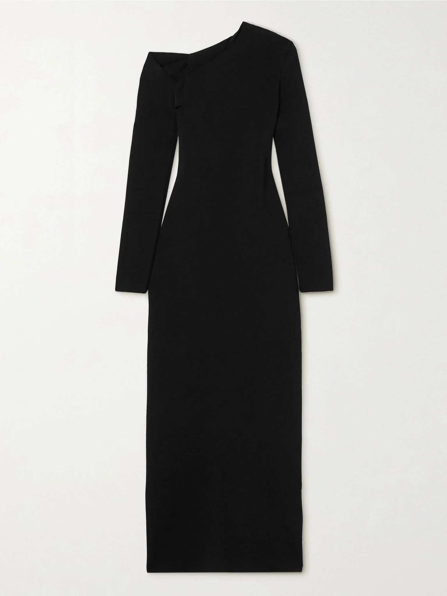 Londrina cutout stretch-crepe midi dress Black - 1