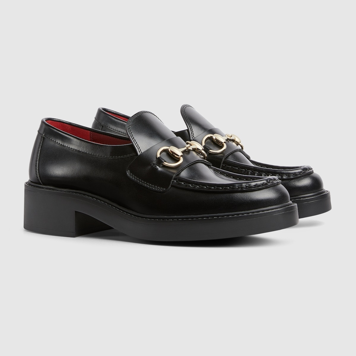 Women's loafer with Horsebit with lug sole - 2