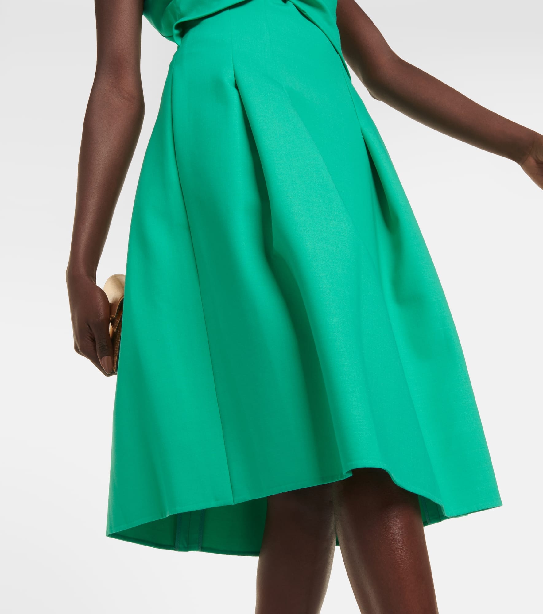 Wool-blend midi dress - 5