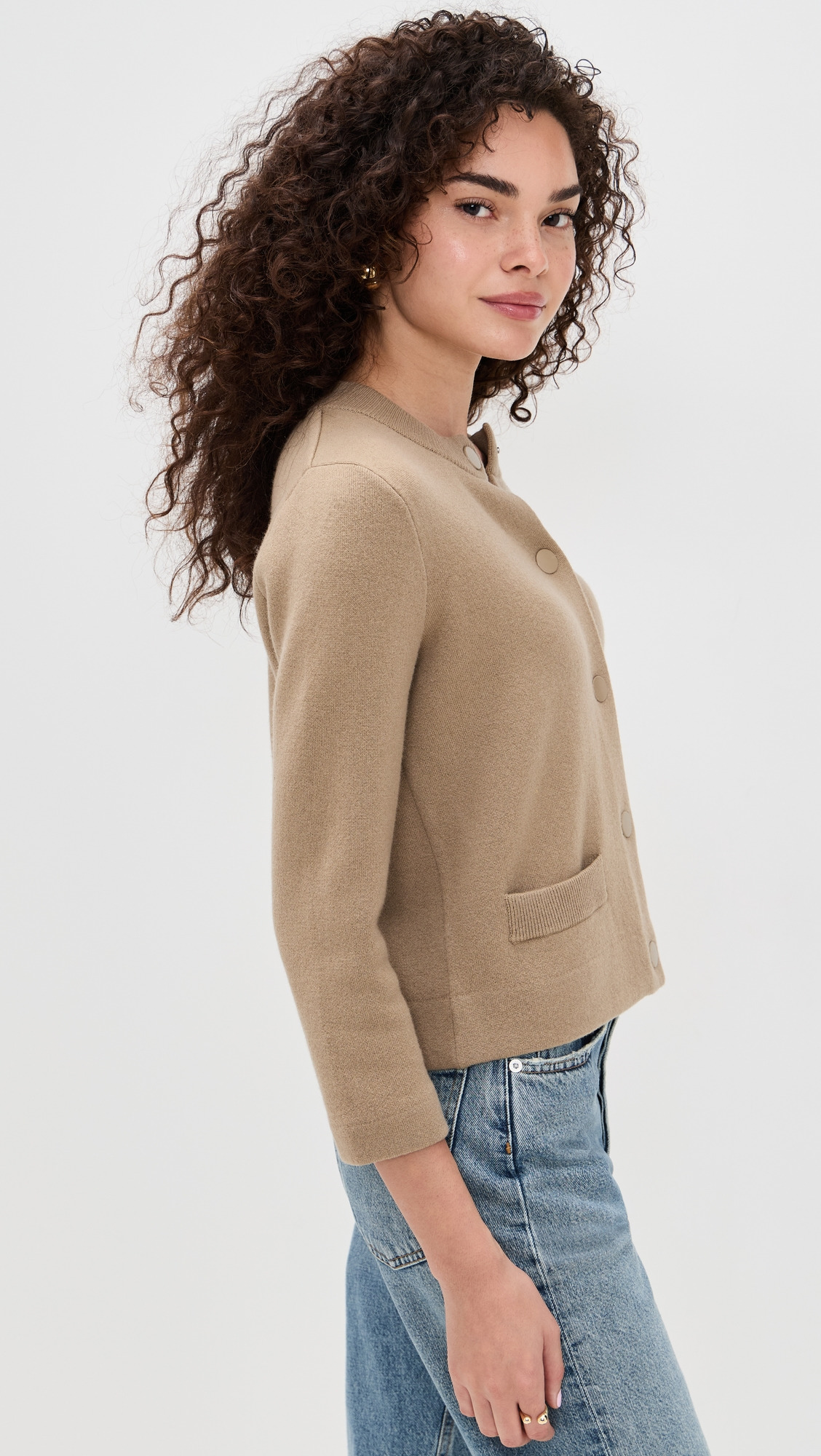 Shrunken Snap Cardigan - 3