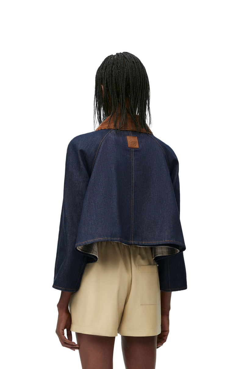 Trapeze jacket in denim 4