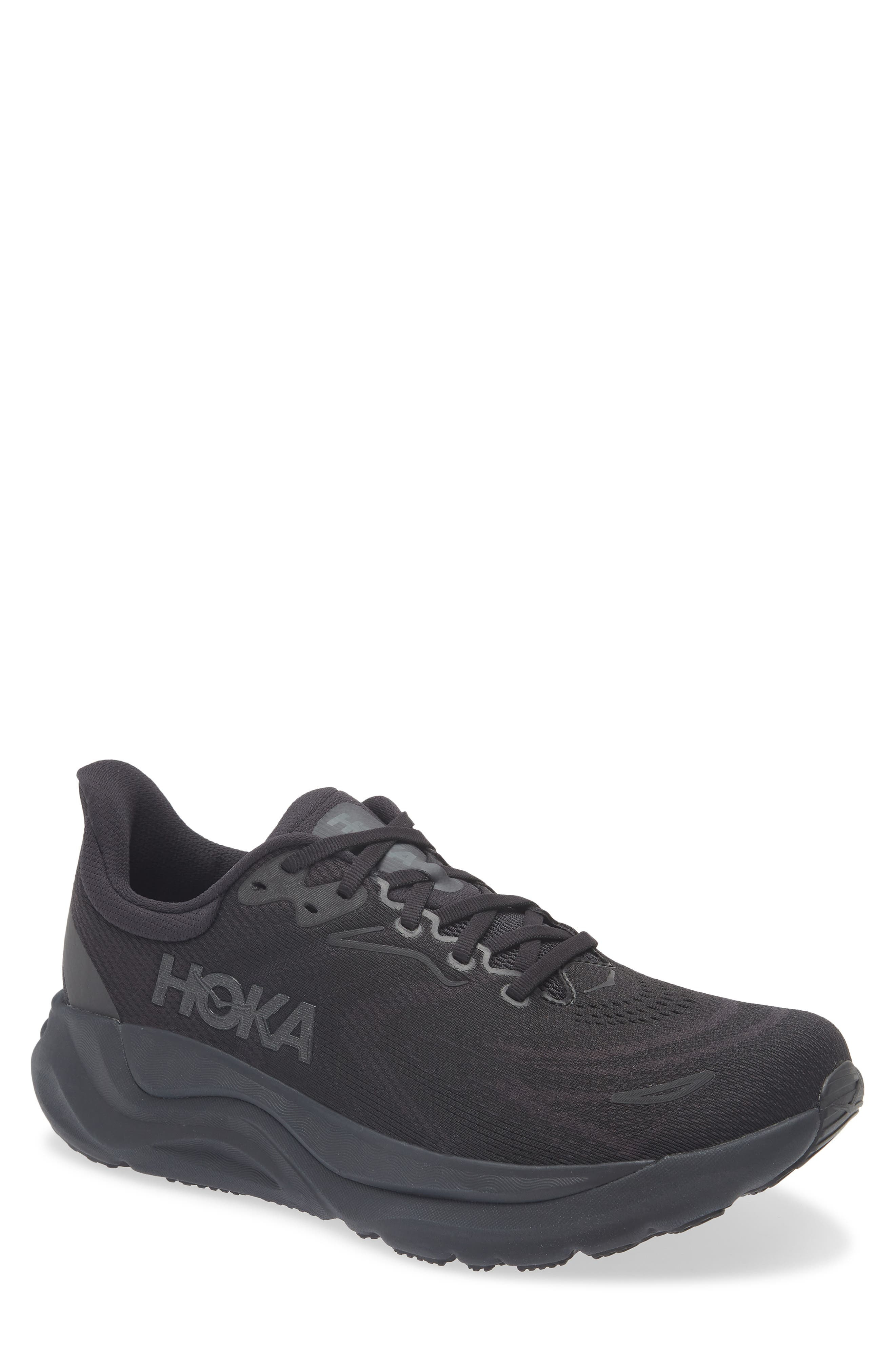 HOKA Arahi 8 Running Shoe in Black /Black at Nordstrom - 1