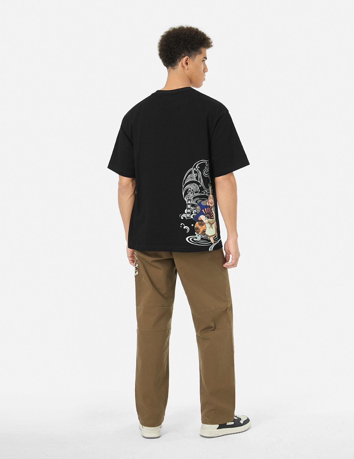 Ebisu Print Relax Fit T-Shirt - 3