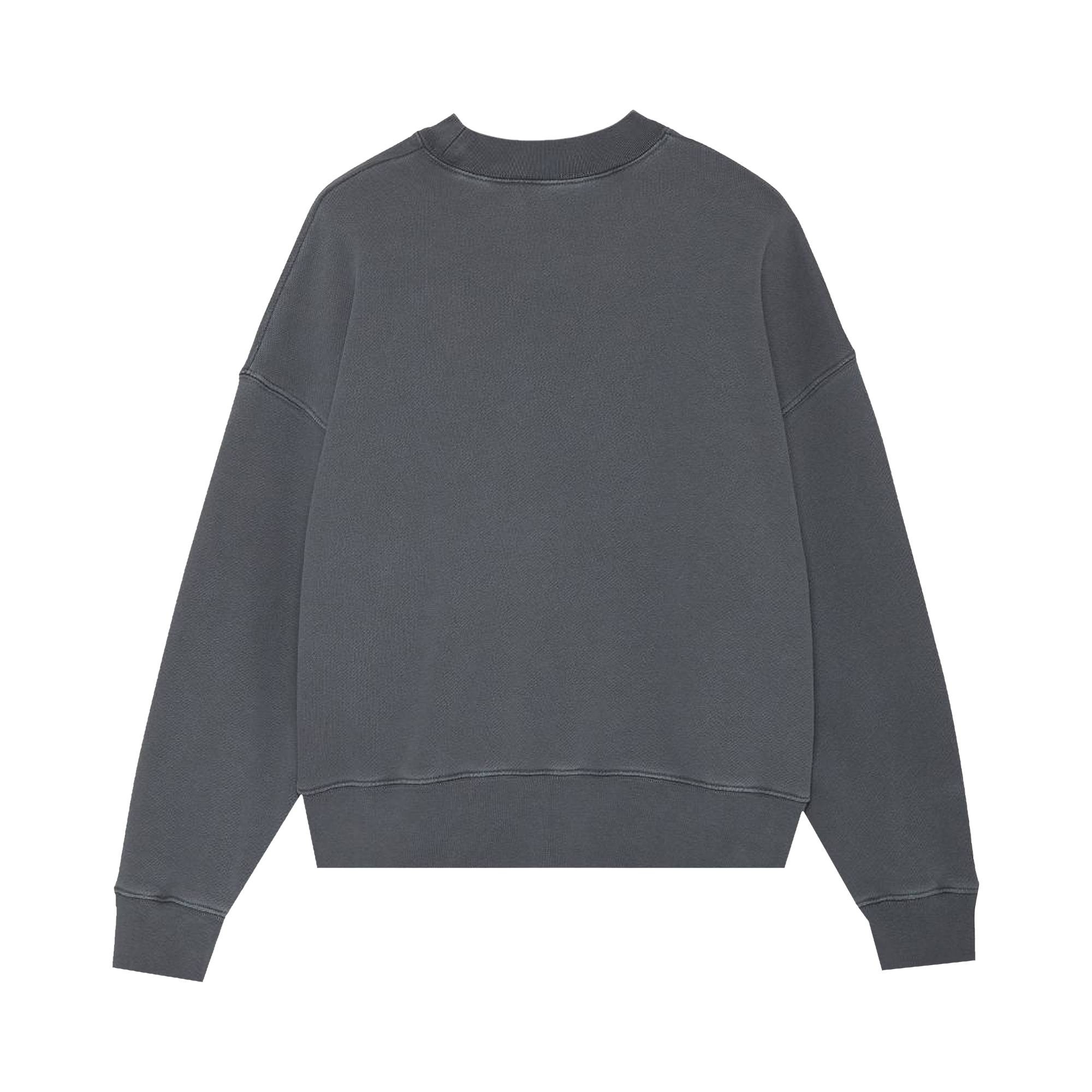 Palm Angels GD Curved Logo Crew 'Black/White' - 2