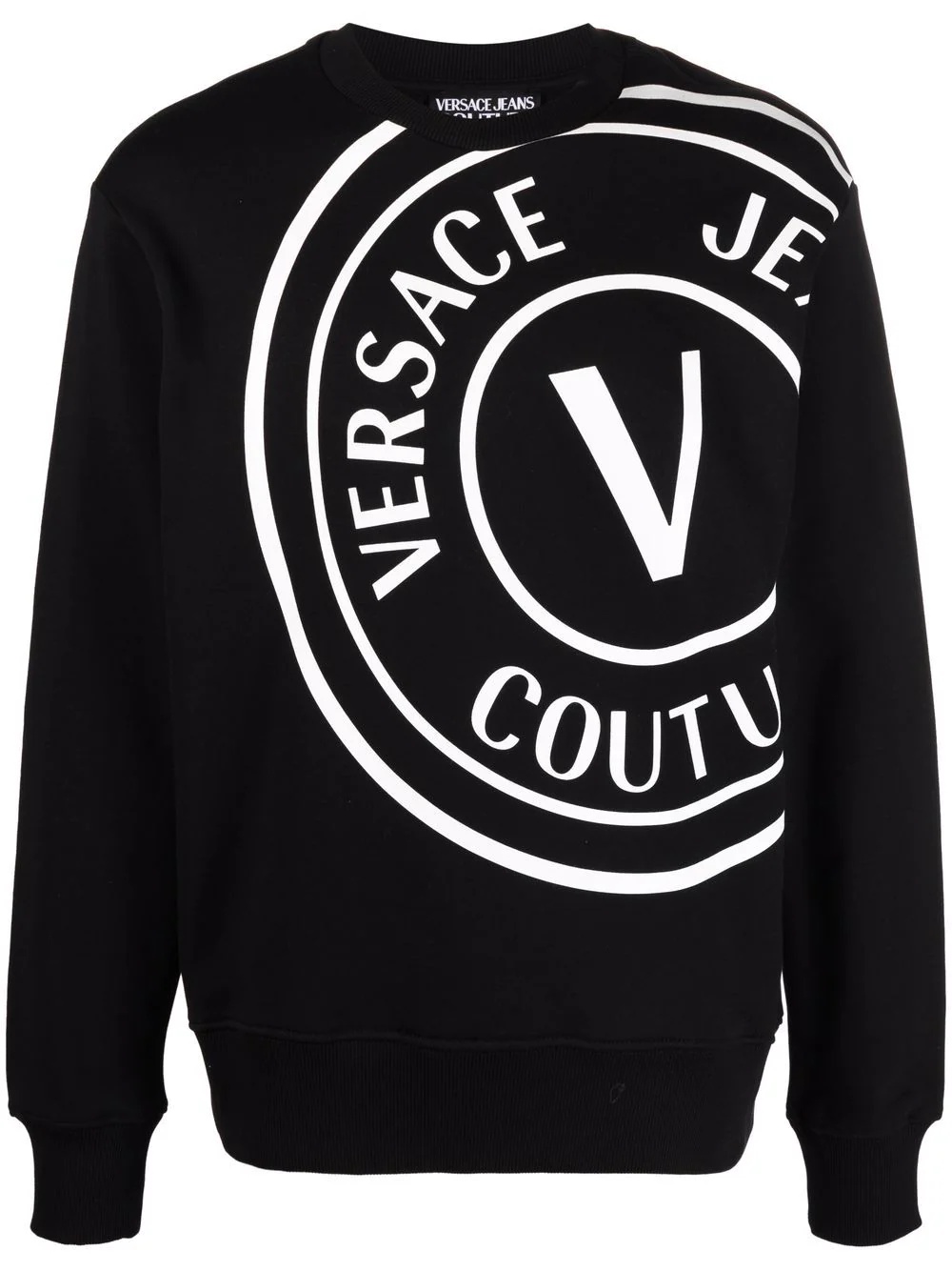 logo-print crew-neck sweatshirt - 1