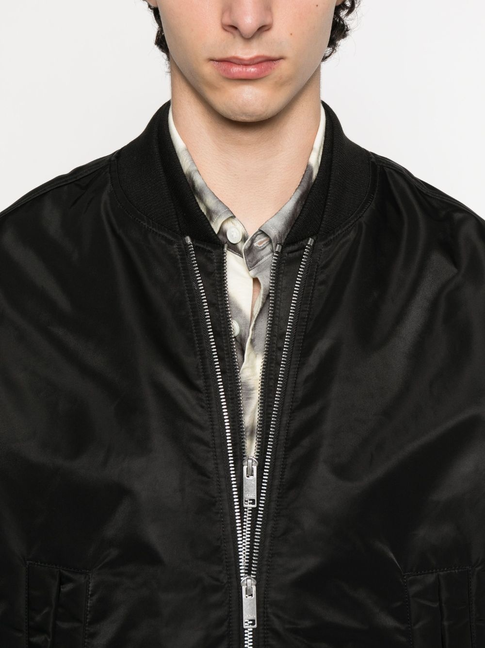 zip-front bomber jacket - 5