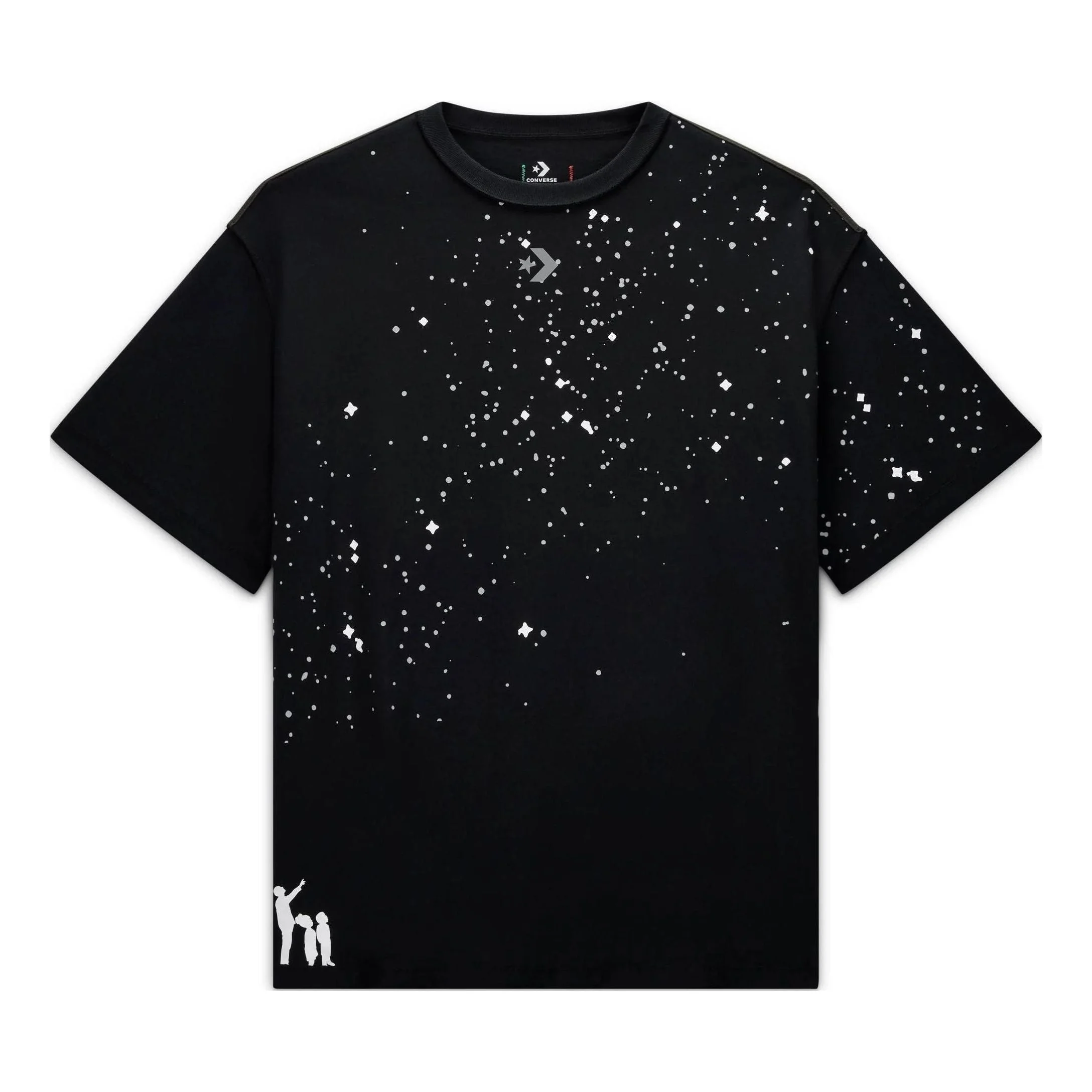 Converse x Barriers Court Ready Crossover Tee 'Black' 10024270-A01 - 1