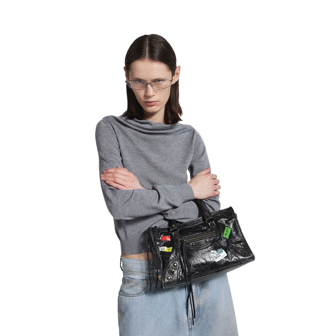 Women's Le City Bag Small in Black - 9