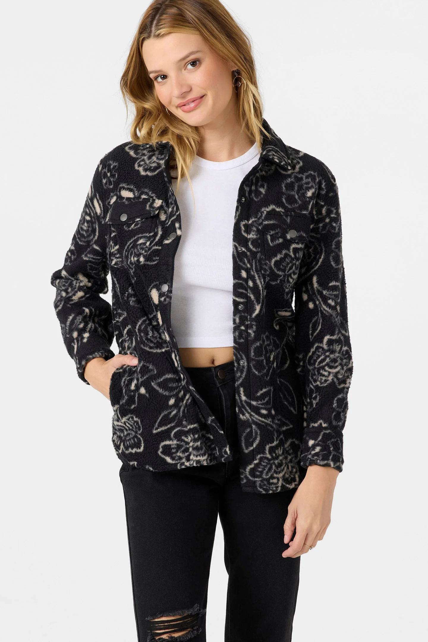 Zuma High Pile Long Sleeve Top - 1