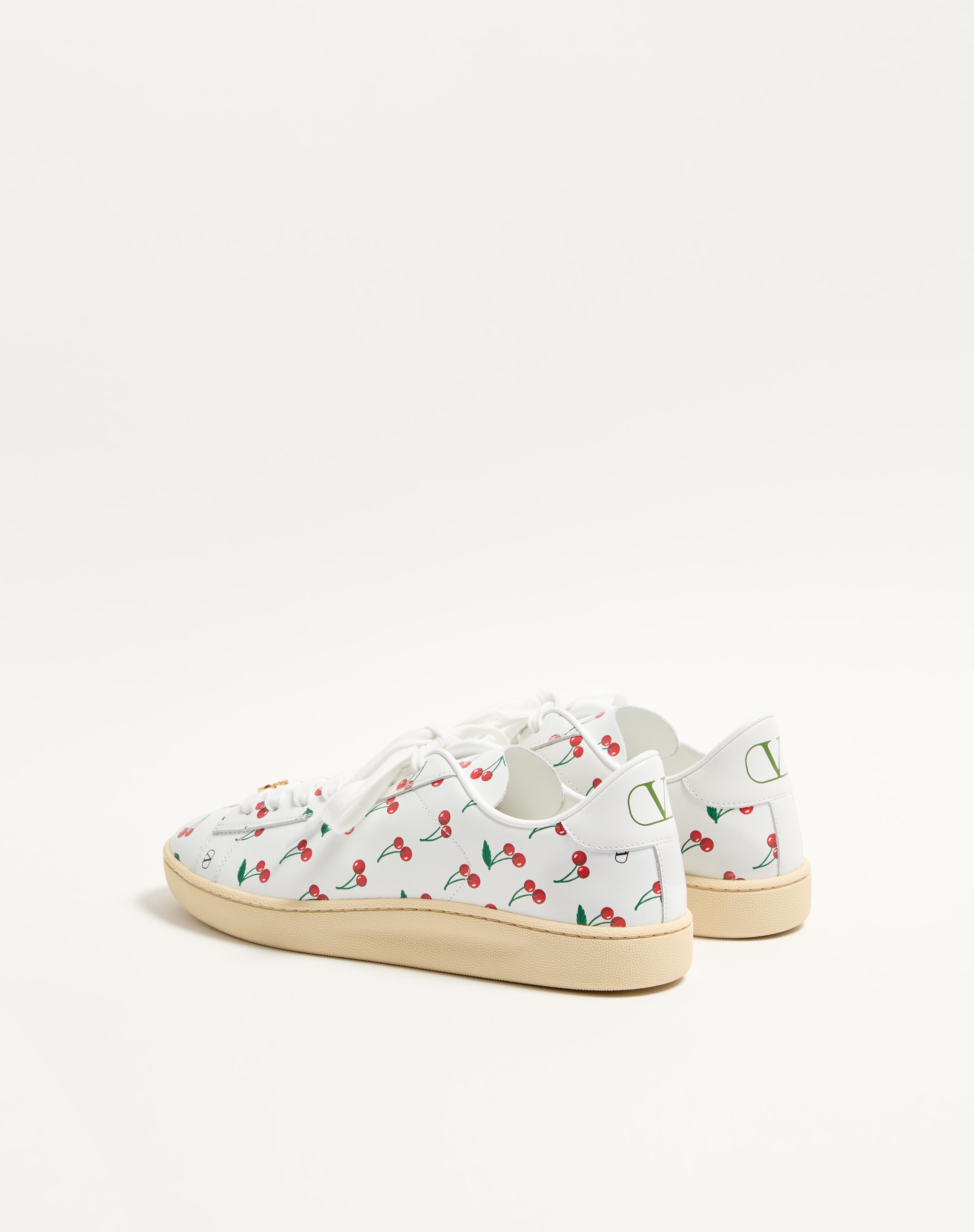 ROYCO SNEAKER IN NAPPA CALFSKIN WITH CHERRYFIC PATTERN - 6