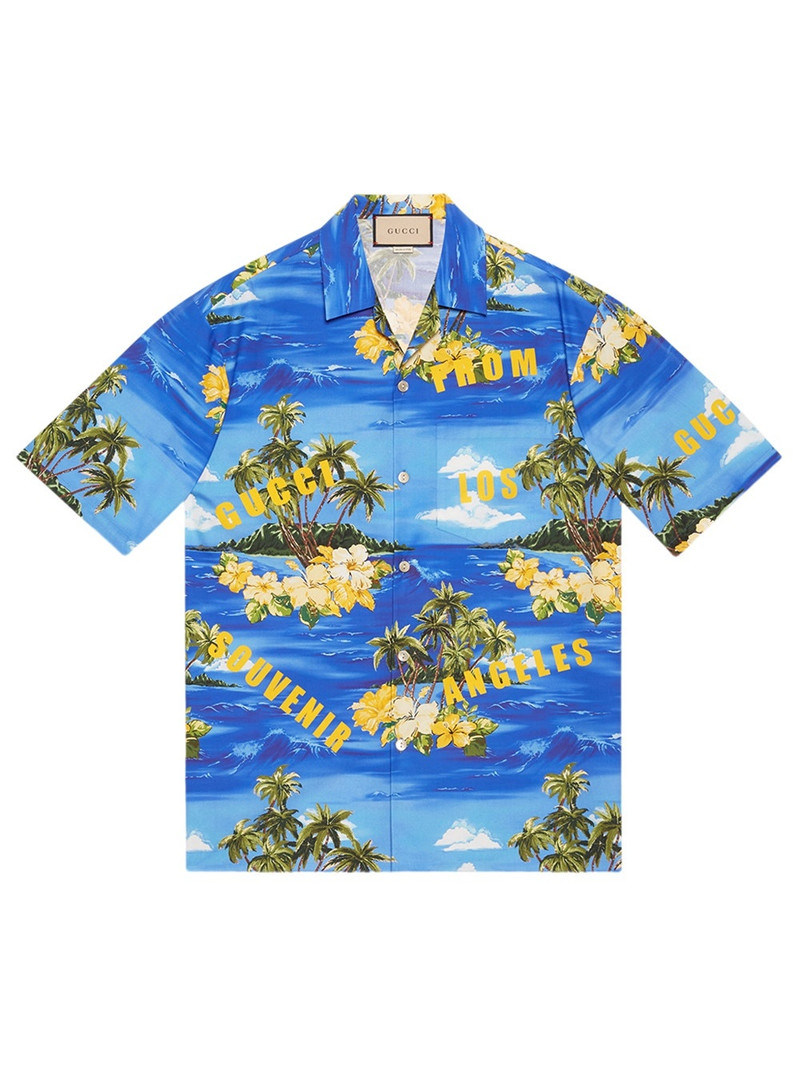 Love Parade Souvenir Short Sleeve Shirt Blue - 1