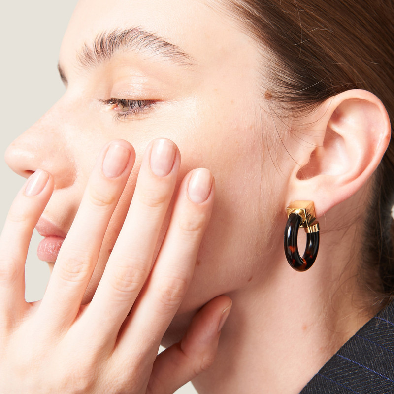 Plexiglas and metal earrings 4