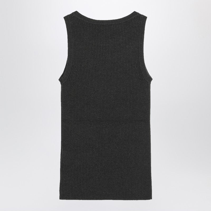 S Max Mara ribbed tank top - 2