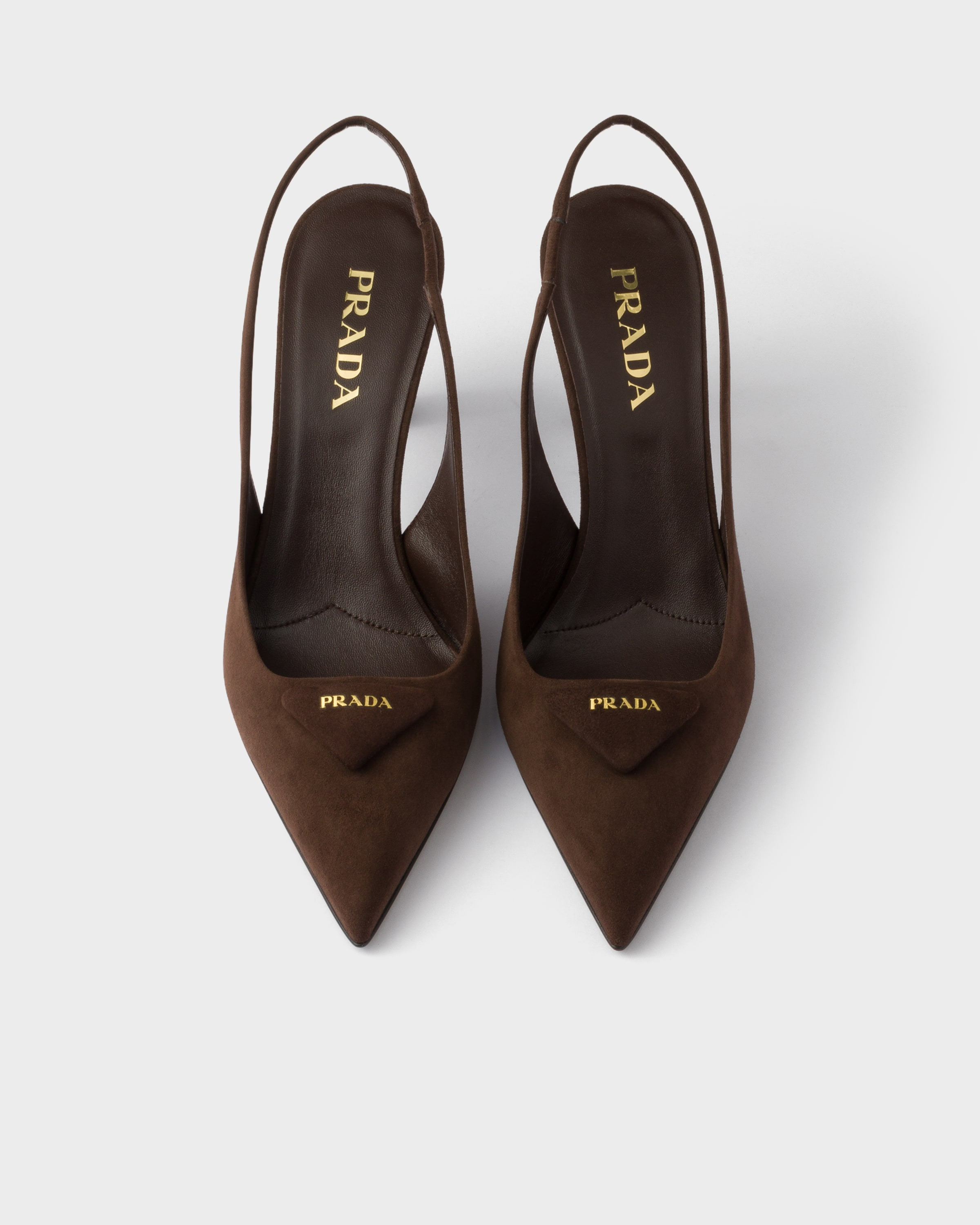 Suede slingback pumps - 3