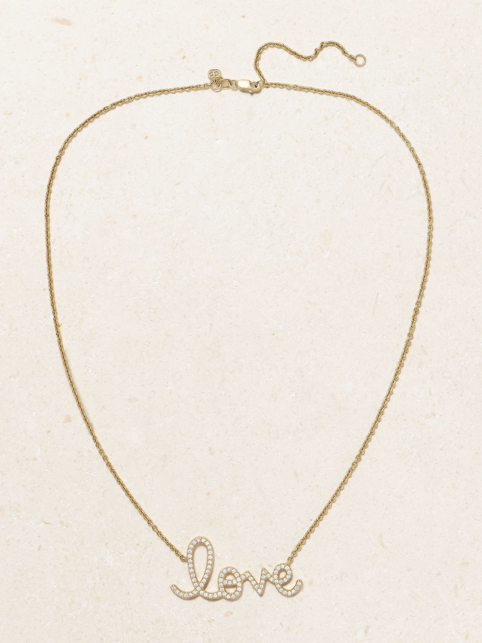 Big Love 14-karat gold diamond necklace Gold - 4