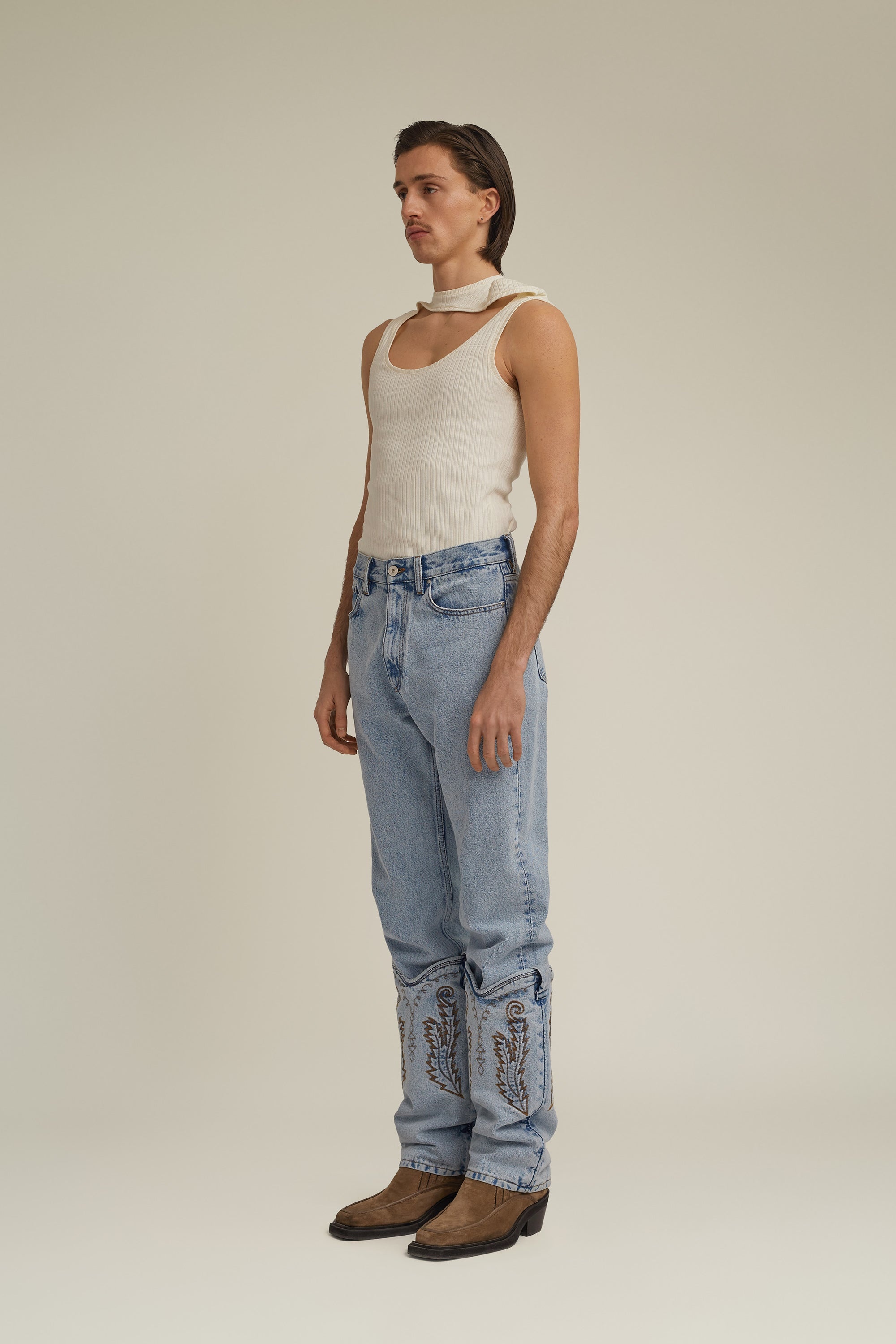 Cowboy Cuff Jeans - 2