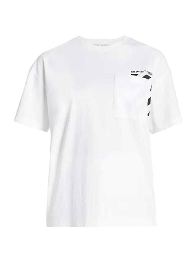 Diagonal Pocket Casual T-Shirt 1