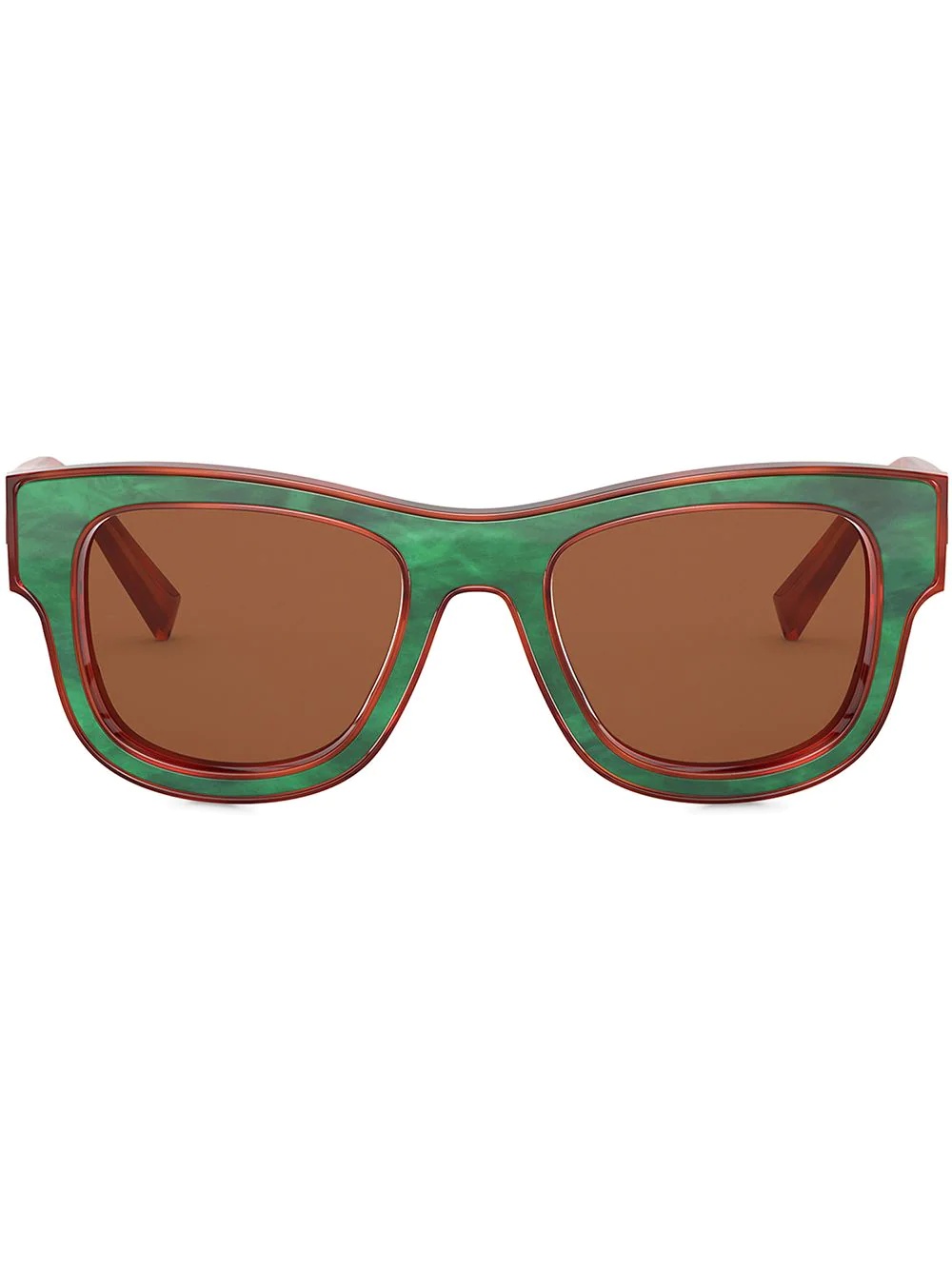 Domenico rectangular-frame sunglasses - 1