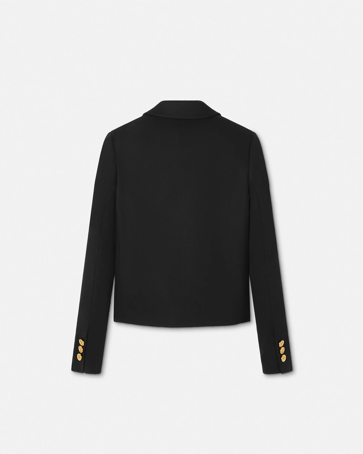 Gabardine Crop Boxy Blazer - 3