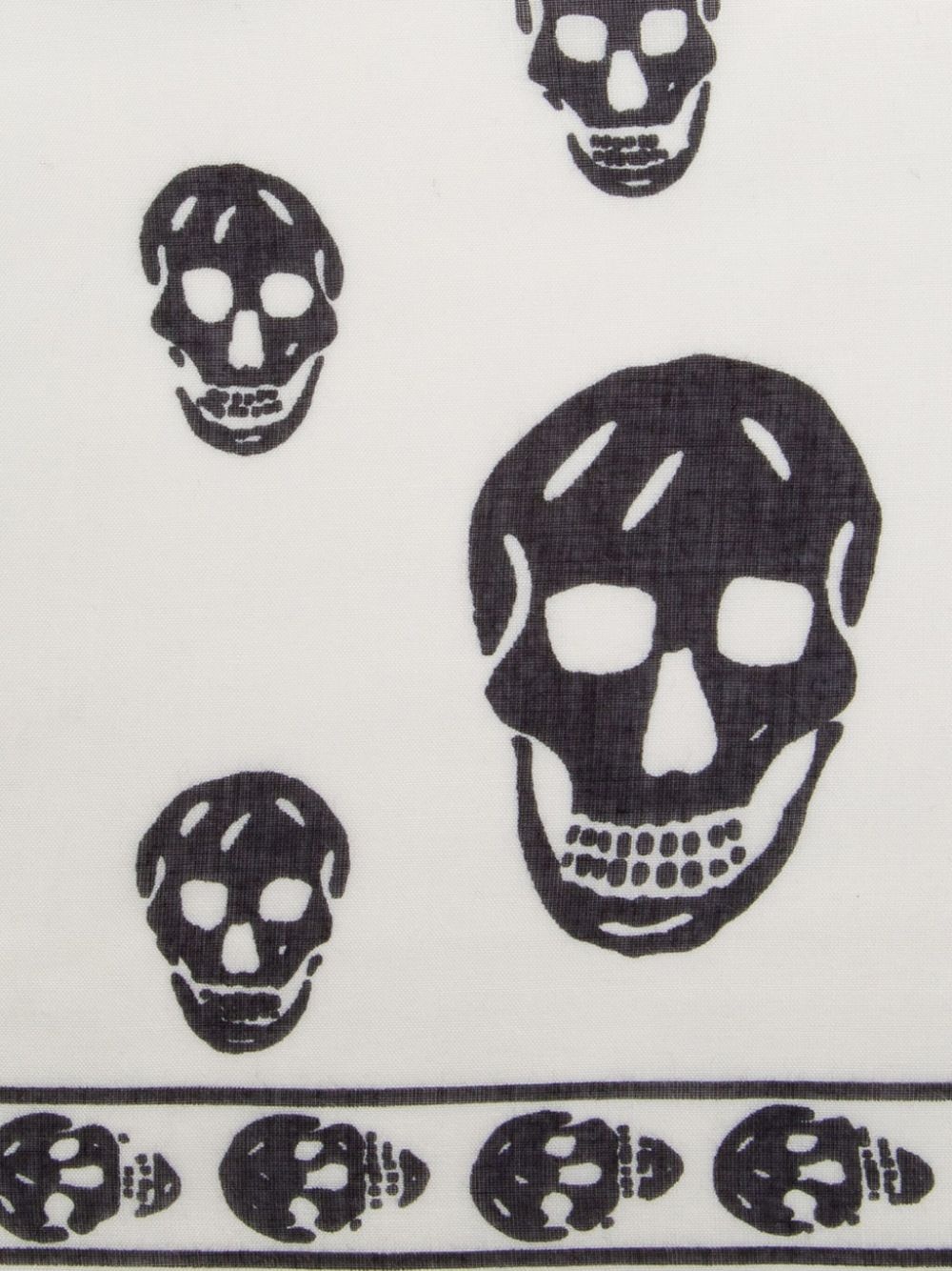 skull print scarf - 3