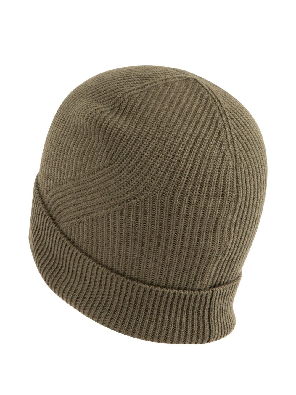 ribbed logo-patch beanie - 2