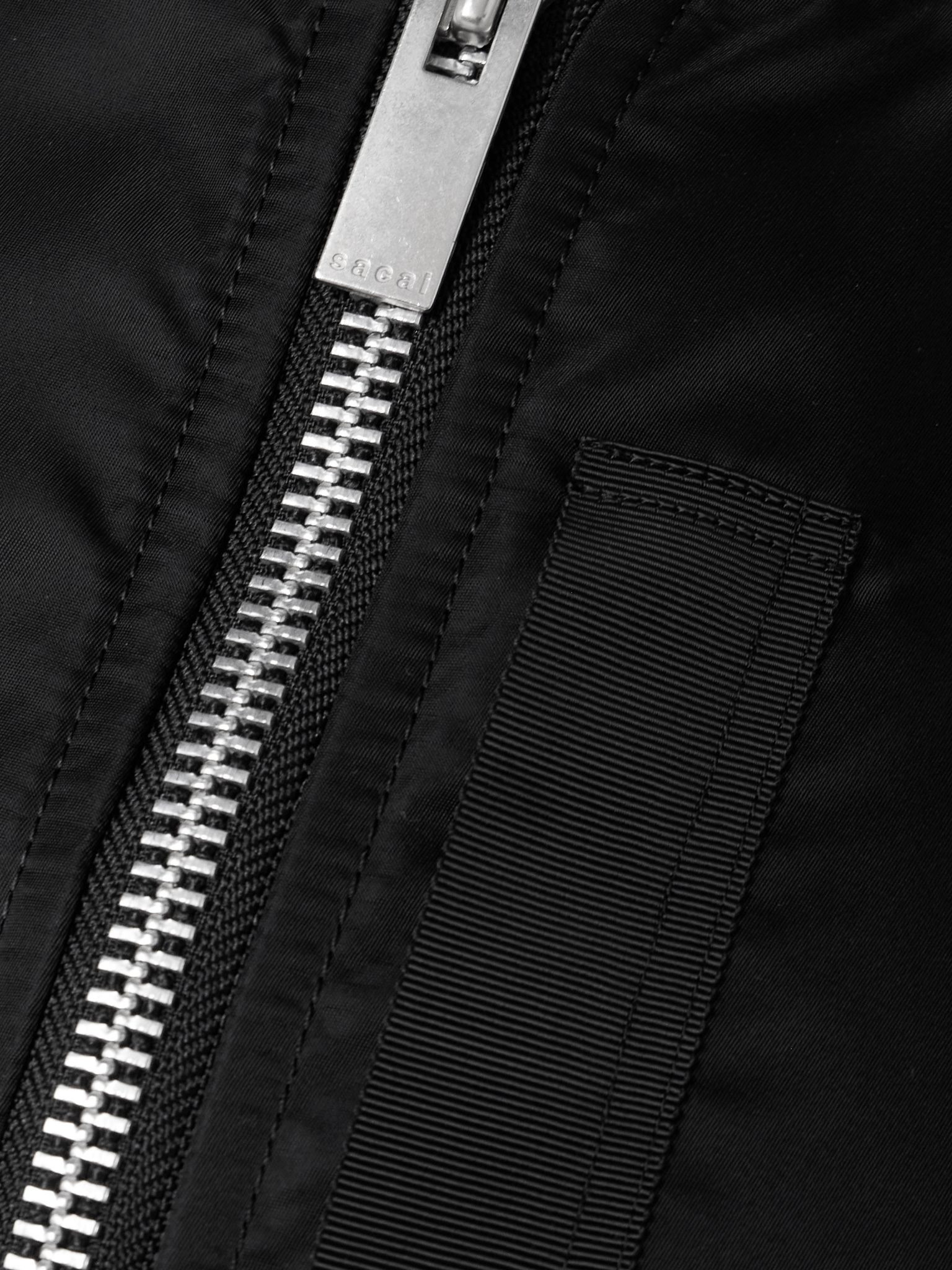 Shell bomber jacket Black - 5