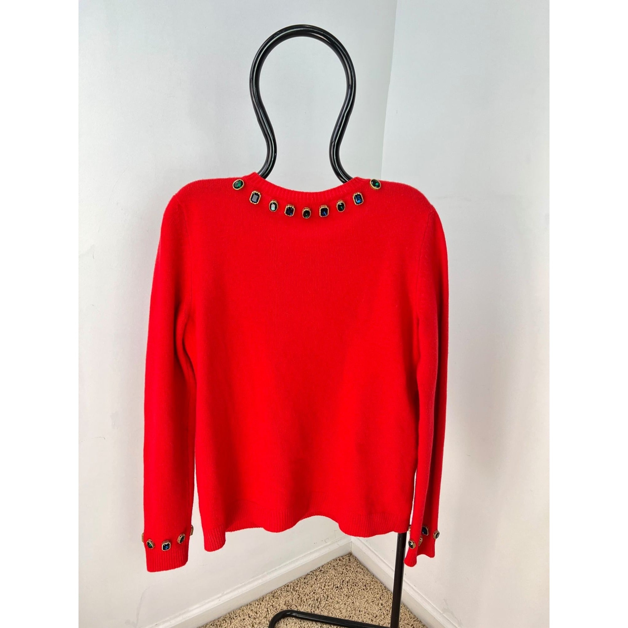 Gucci Womens NY Yankees Wool Red Sweater Pullover - 5