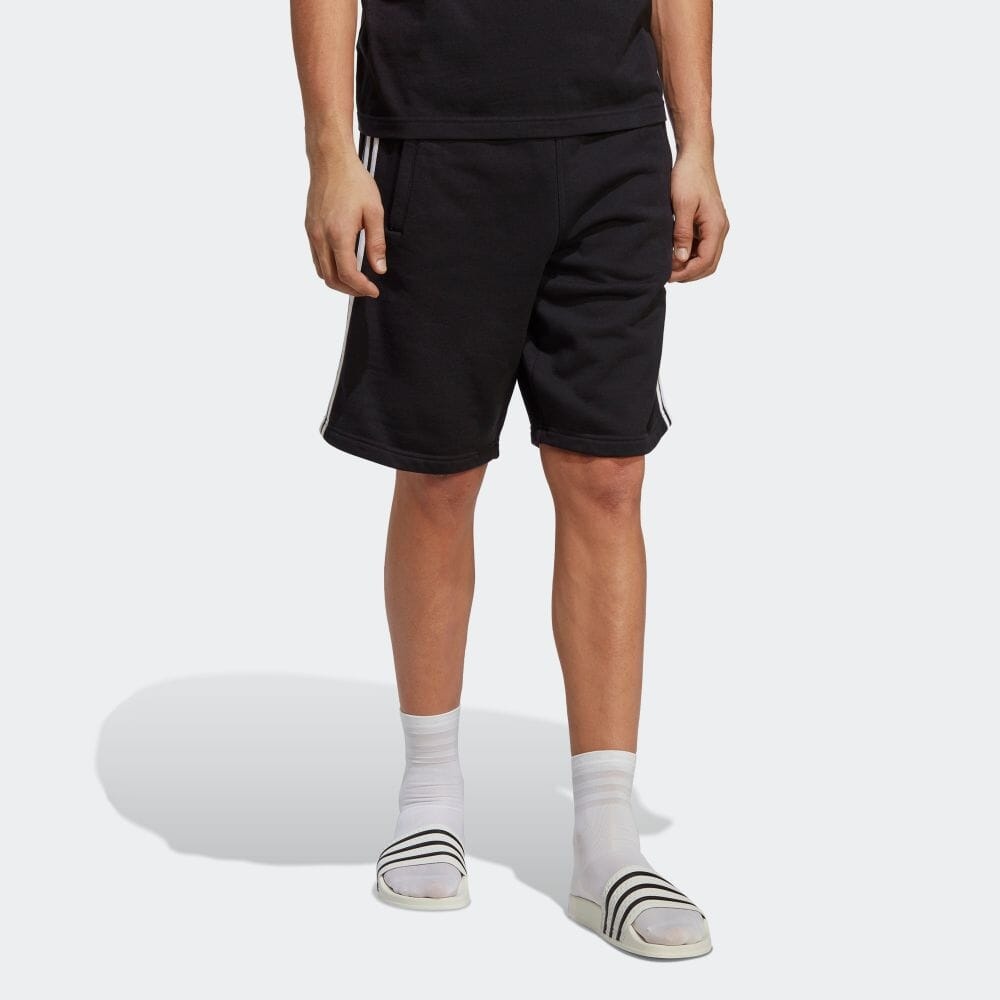 adidas originals Adicolor Classics 3-Stripes Sweat Shorts 'Black' IA6351 - 4