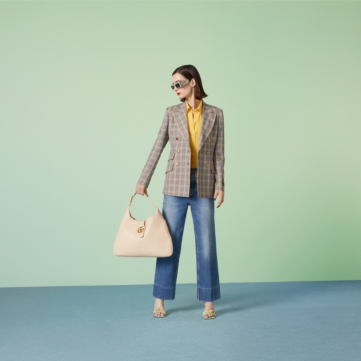 Prince of Wales wool hemp jacket - 2