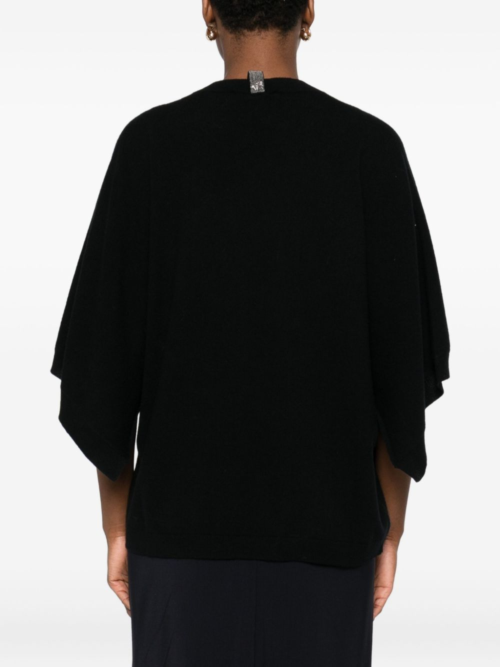 Fabiana Filippi - Fabiana Filippi batwing sleeves sweater - 2