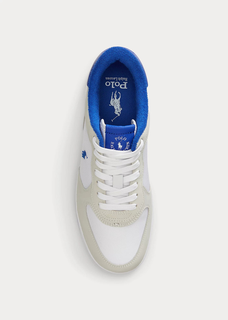 Masters Court Nubuck-Paneled Sneaker 4