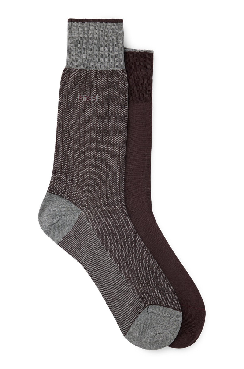 TWO-PACK OF SOCKS IN MERCERIZED COTTON 1