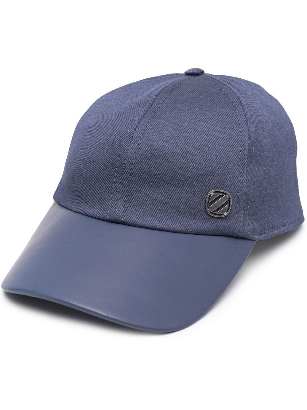 logo-plaque cotton cap - 1