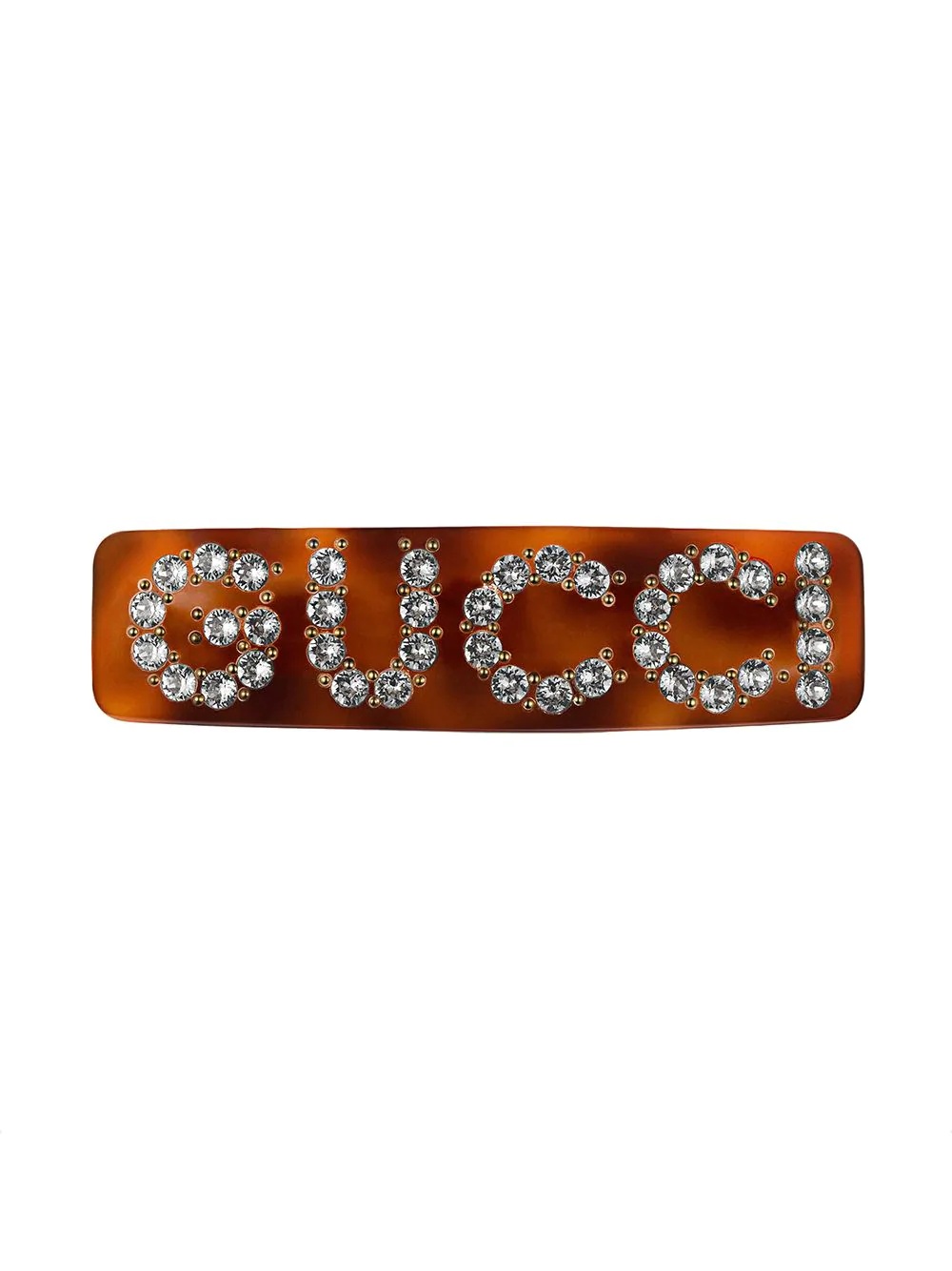 Crystal Gucci single hair barrette - 1