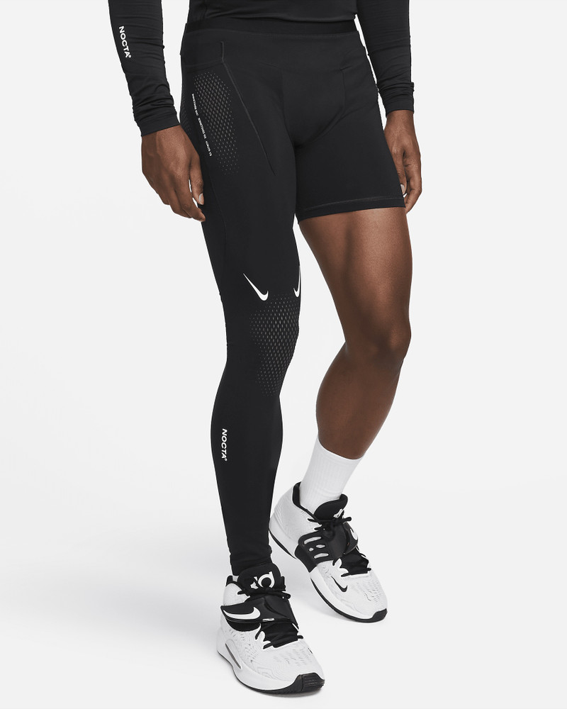 Nike x NOCTA Basketball Single Leg Tights Right Black - 1
