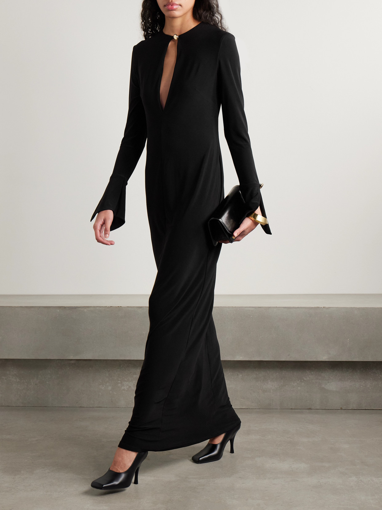 The Sylvie Cutout Stretch-jersey Gown - 2