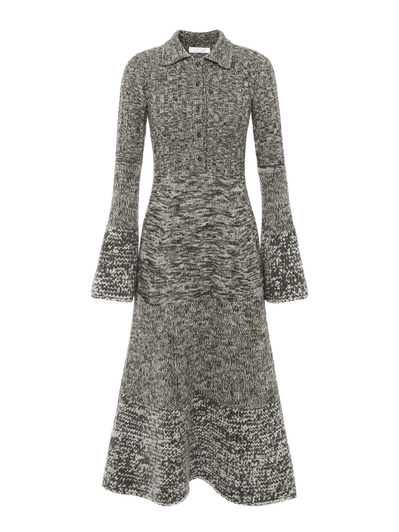 KNITTED SHIRT DRESS 1