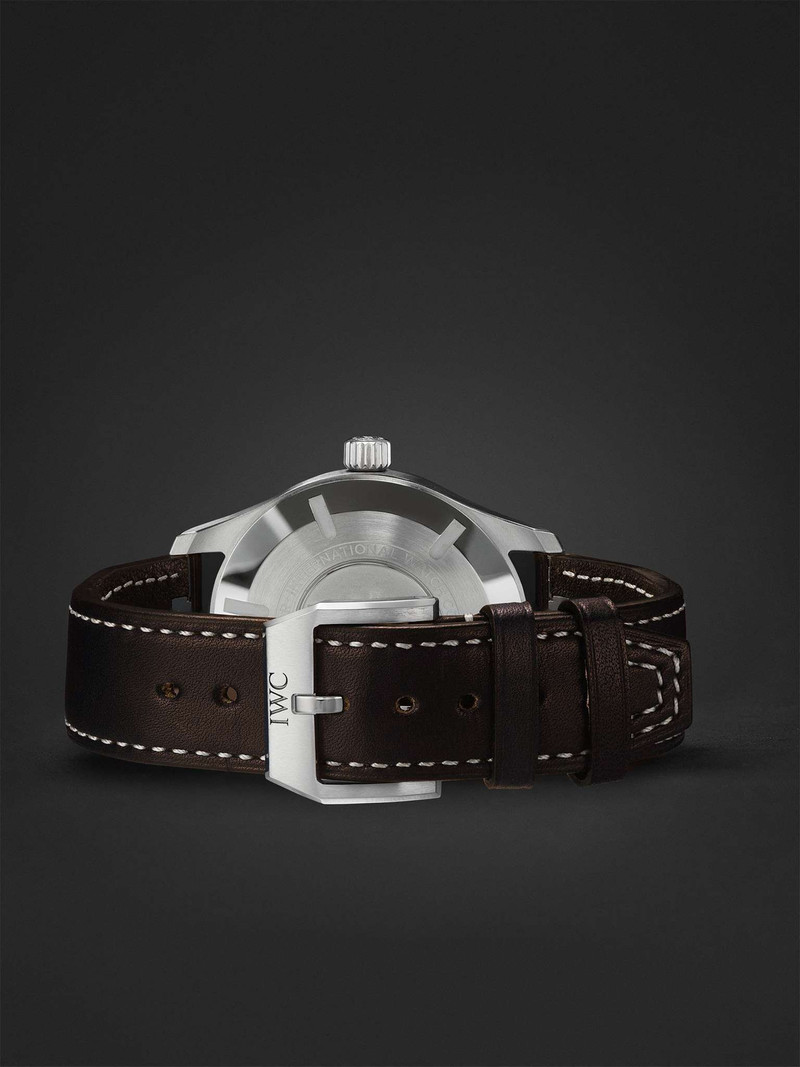 Pilot's Mark XX Automatic 40mm Stainless Steel and Leather Watch, Ref. No. IW328201 6