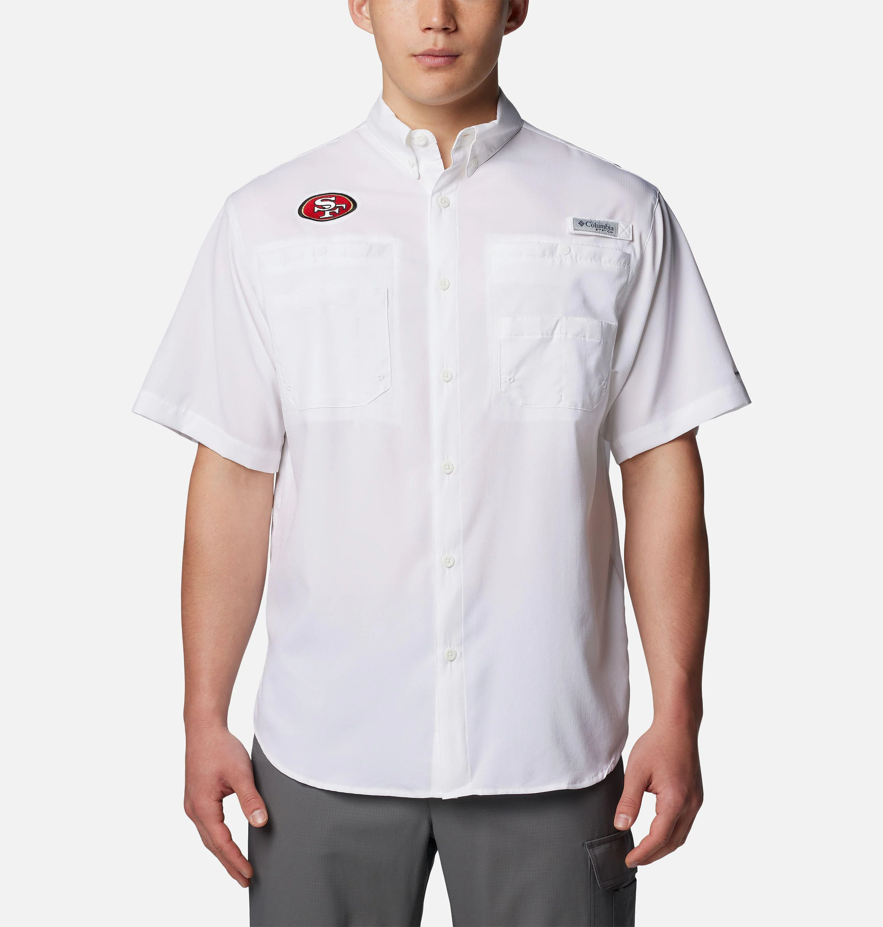 Men's PFG Tamiami Short Sleeve Shirt - San Francisco 49ers - 1