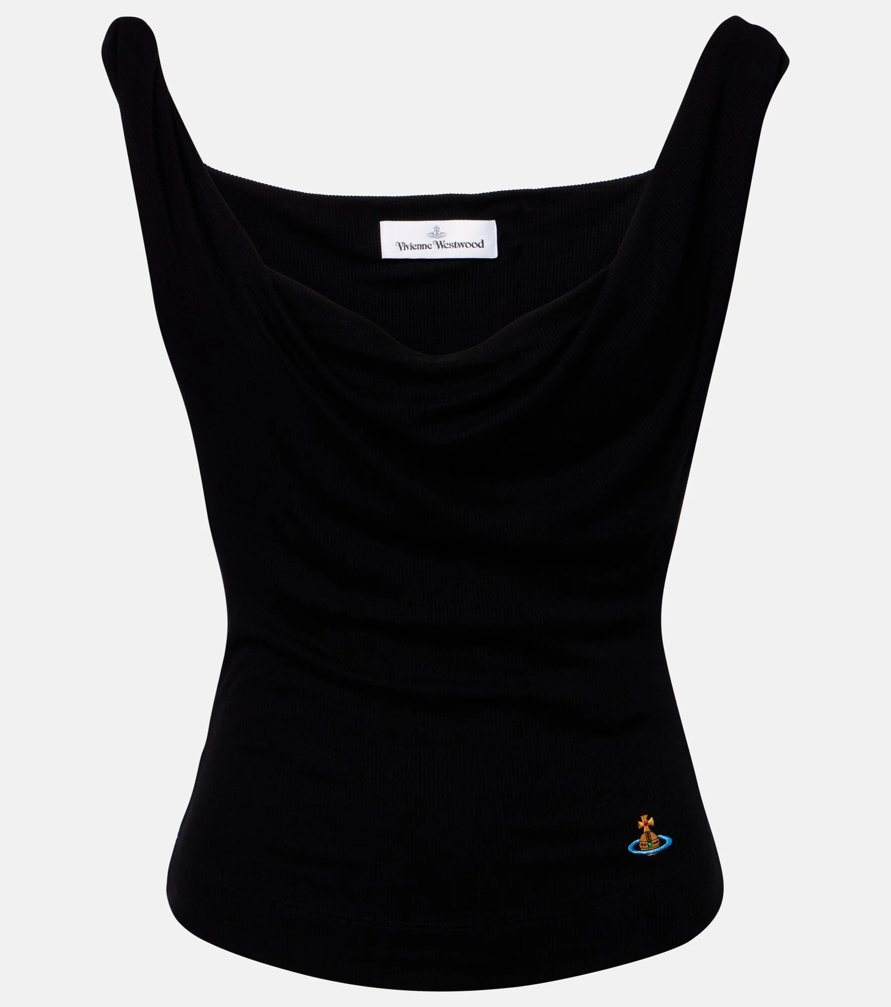 Anna ribbed-knit tank top - 1