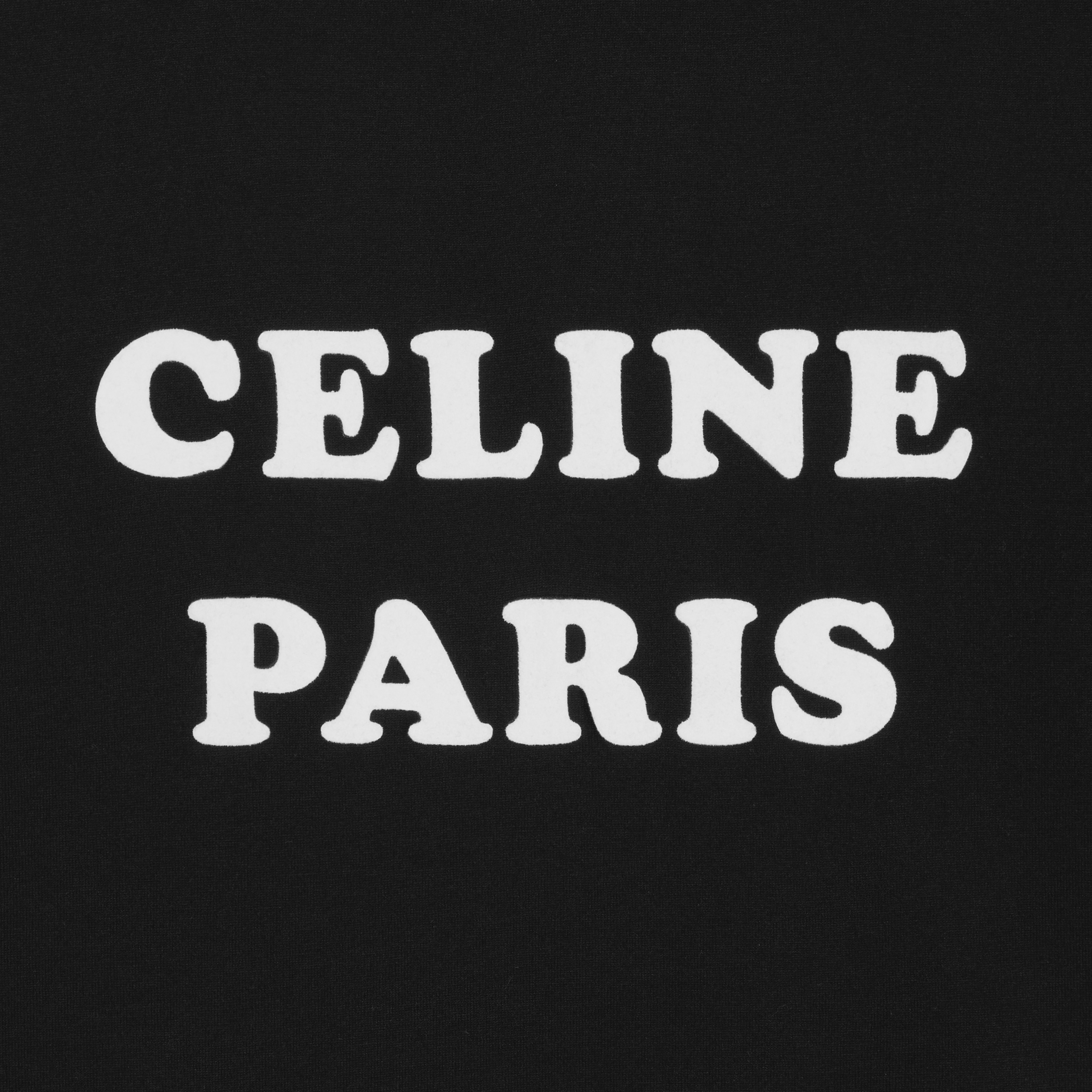 celine paris boxy T-shirt in cotton jersey - 4