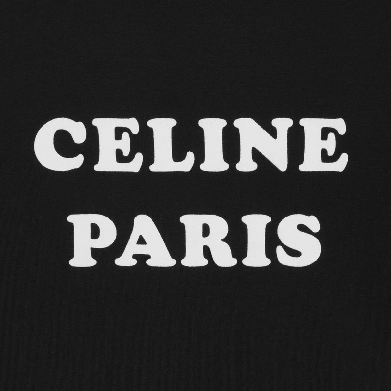 celine paris boxy T-shirt in cotton jersey 4