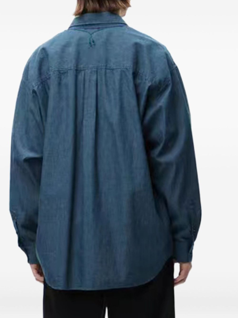 embroidered-rosary cotton shirt 3