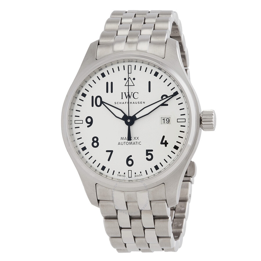 IWC Pilots Mark XX Automatic White Dial Men's Watch IW328208 - 1