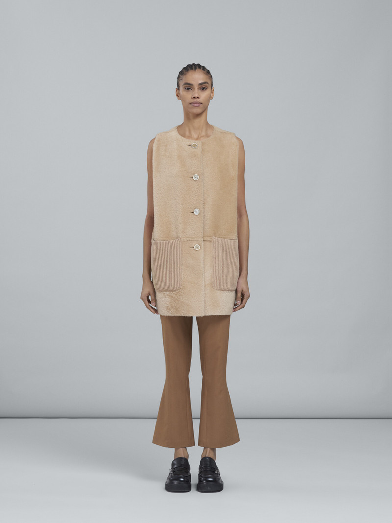 Marni LIGHT MERINO VELOUR VEST outlook
