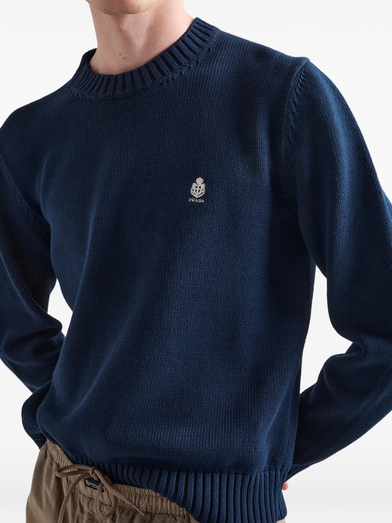 Prada Prada Cotton Crew-neck Sweater outlook
