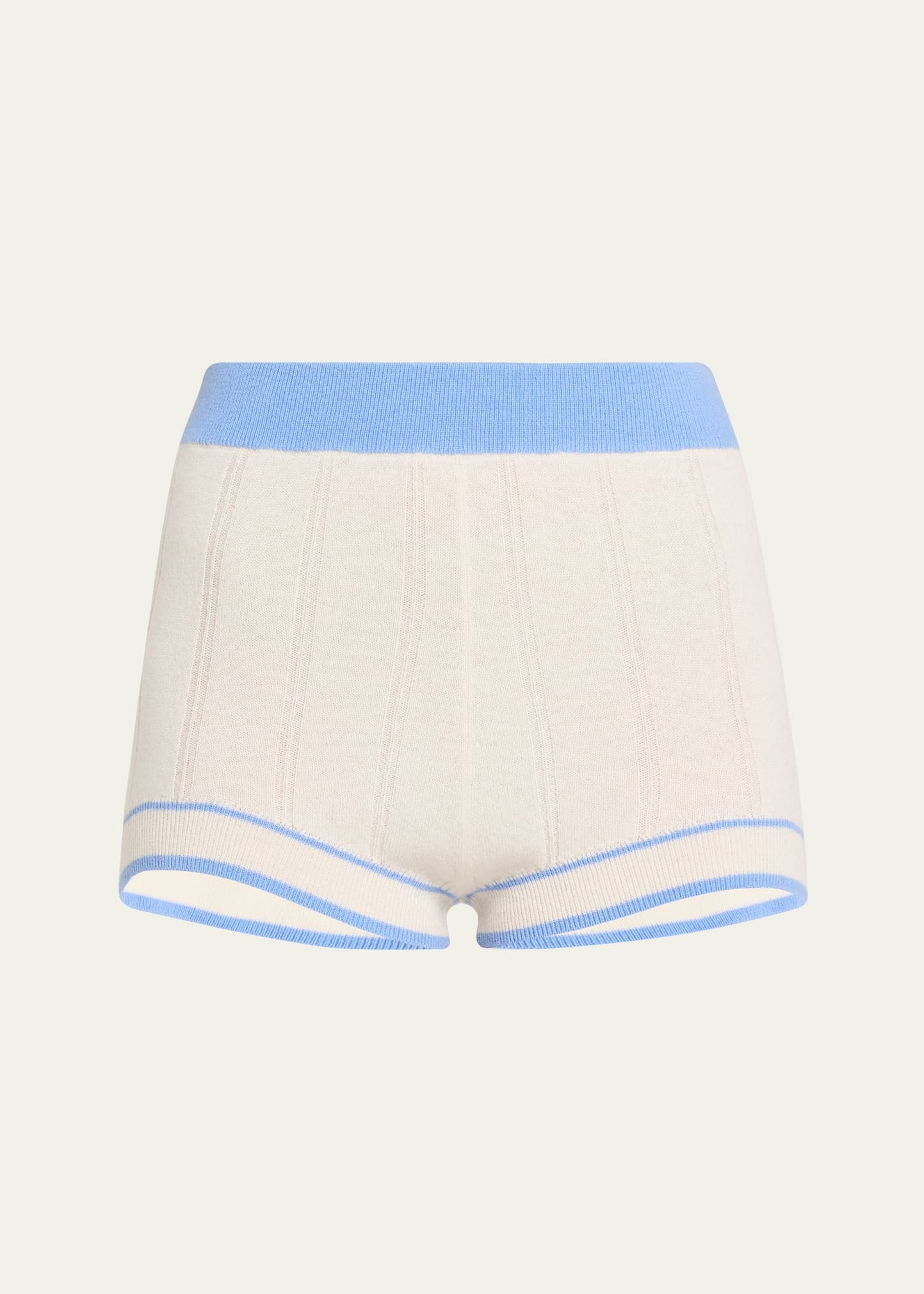 Racer Cashmere Shorts - 1
