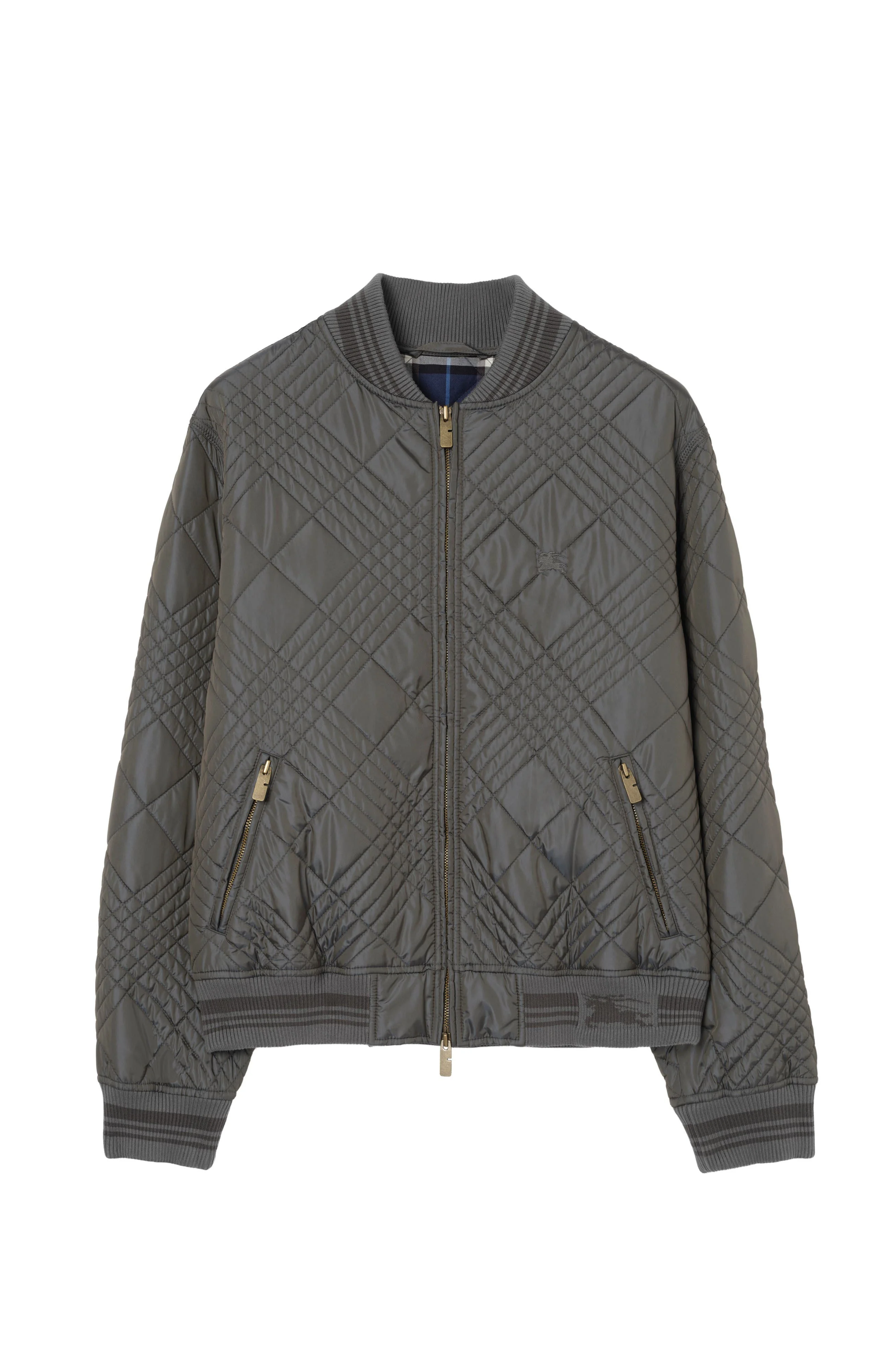 burberry Quilted Nylon Barn Jacket in Stonewashed Grey at Nordstrom - 1